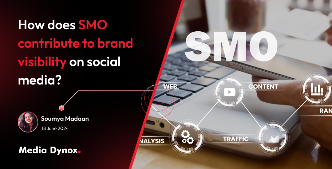 How does SMO contribute to brand visibility on social media